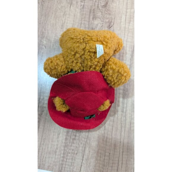 1987 Baby Fozzie Bear Plush Doll Henson Associates 9" Red Hat & Scarf - Picture 3 of 8